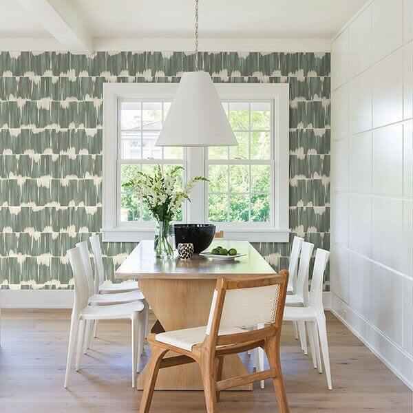 Serendipity Teal Shibori Wallpaper - York Wallcoverings - 2764-24343 - York Wallcoverings Wallpaper