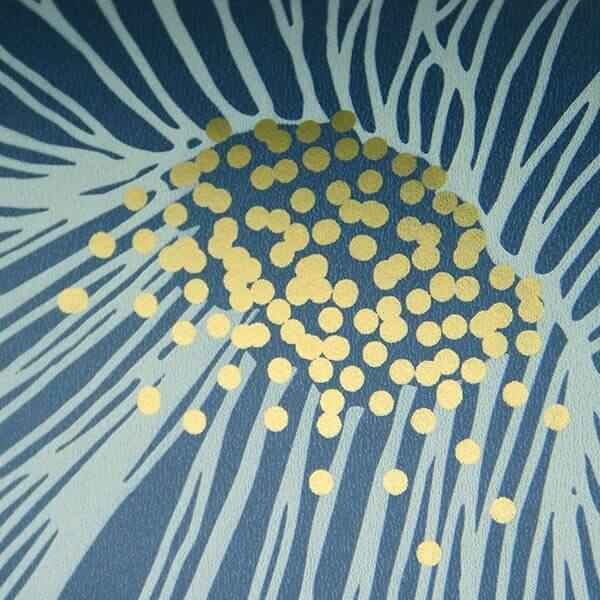 Mythic Blue Floral Wallpaper - York Wallcoverings - 2764-24318 - York Wallcoverings Wallpaper