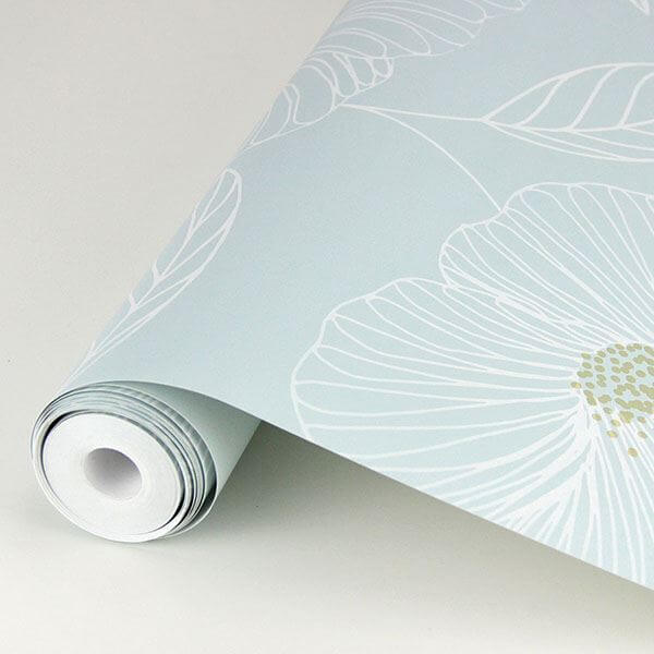 mythic-seafoam-floral-wallpaper-york-wallcoverings-2764-24321 - York Wallcoverings Wallpaper