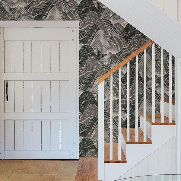 meru-dark-grey-mountain-wallpaper-york-wallcoverings-2764-24331 - York Wallcoverings Papel pintado