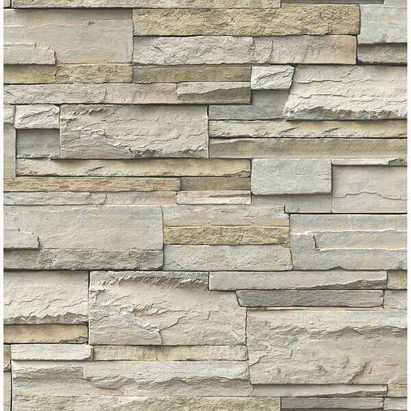 Slate Peel & Stick Wallpaper - York Wallcoverings - NU2675