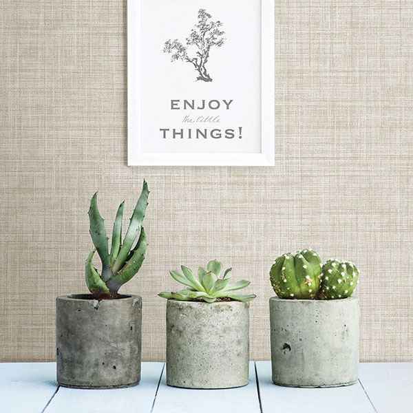 Mendocino Neutral Linen Wallpaper - York Wallcoverings - 3117-24273 - York Wallcoverings Wallpaper