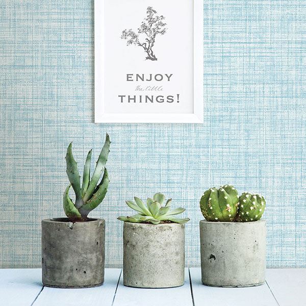 mendocino-blue-linen-wallpaper-york-wallcoverings-3117-24276 - York Wallcoverings Wallpaper