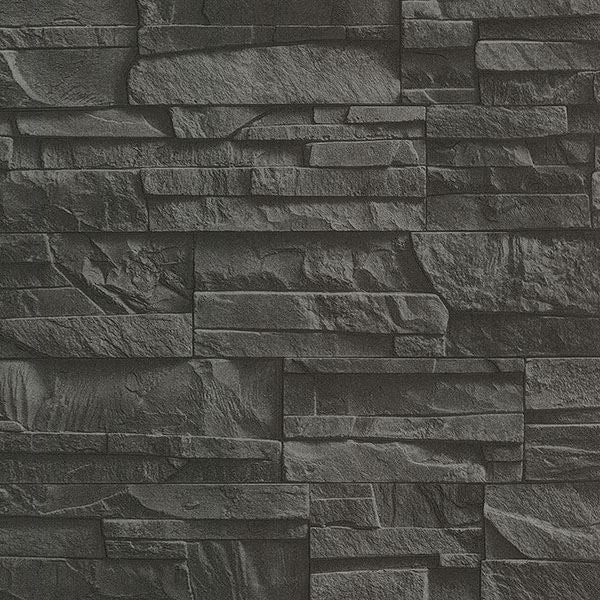 collegiate-charcoal-stacked-slate-wallpaper-york-wallcoverings-2774-475036 - York Wallcoverings Wallpaper