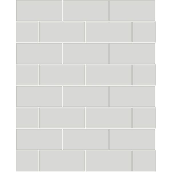 galley-light-grey-subway-tile-wallpaper-york-wallcoverings-2767-23752 - York Wallcoverings Wallpaper