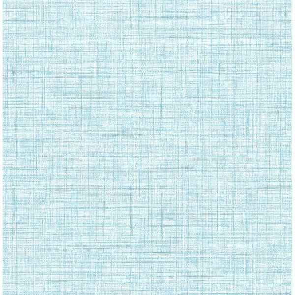 Tuckernuck Aqua Linen Wallpaper - York Wallcoverings - 2767-24276 - York Wallcoverings Wallpaper