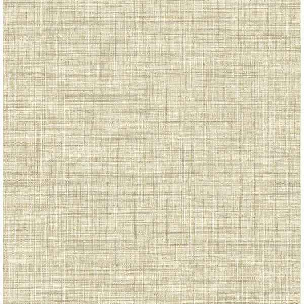 Tuckernuck Wheat Linen Wallpaper - York Wallcoverings - 2767-24277