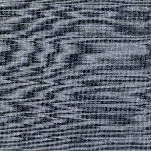 Victoria Indigo Grasscloth Wallpaper - York Wallcoverings - 2732-80015