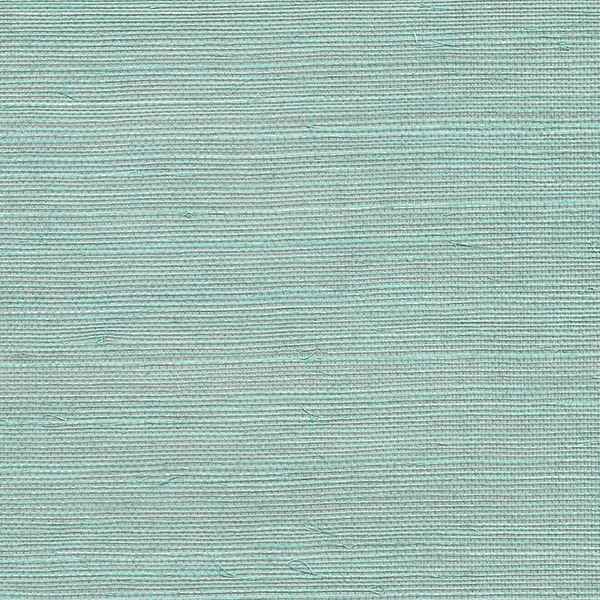 Haiphong Turquoise Sisal Grasscloth Wallpaper - York Wallcoverings - 2732-80016