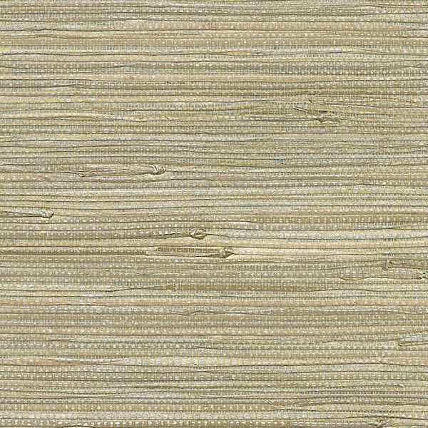 Iriga Platinum Grasscloth Wallpaper - York Wallcoverings - 2732-80002 - York Wallcoverings Wallpaper
