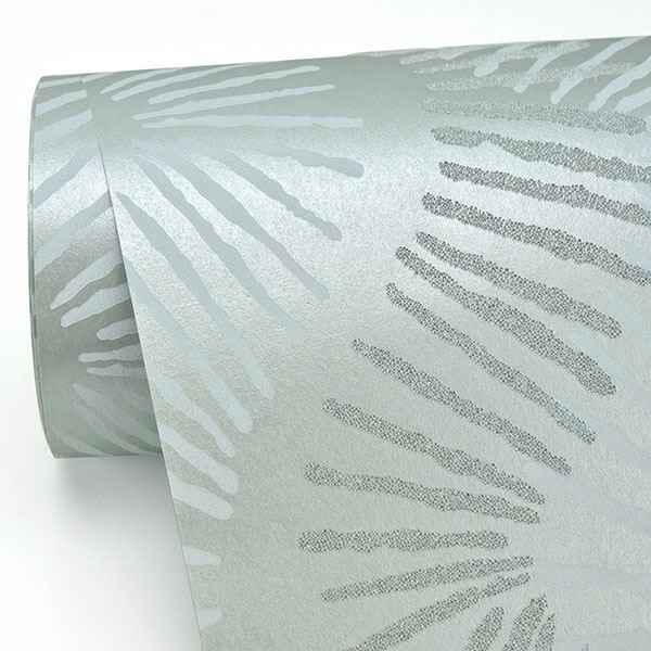 Feliz Seafoam Beaded Ogee Wallpaper - York Wallcoverings - 2793-87324 - York Wallcoverings Wallpaper
