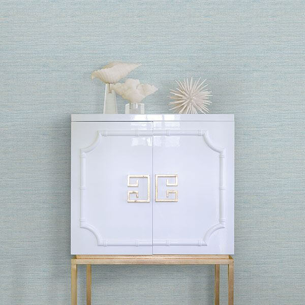 lilt-blue-faux-grasscloth-wallpaper-york-wallcoverings-2793-24283 - York Wallcoverings Papel pintado