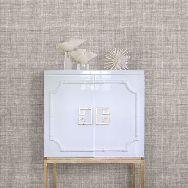 poise-grey-linen-wallpaper-york-wallcoverings-2793-24270 - York Wallcoverings Papel pintado