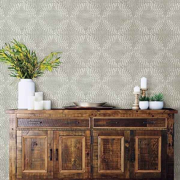 Ethos Grey Abstract Wallpaper - York Wallcoverings - 2793-24728 - York Wallcoverings Wallpaper