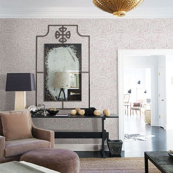 daydream-purple-abstract-floral-wallpaper-york-wallcoverings-2793-24719 - York Wallpaper Wallpaper