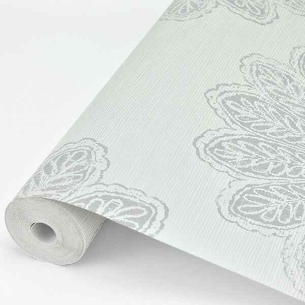 Sol Light Grey Medallion Wallpaper - York Wallcoverings - 2793-24747 - York Wallcoverings Wallpaper