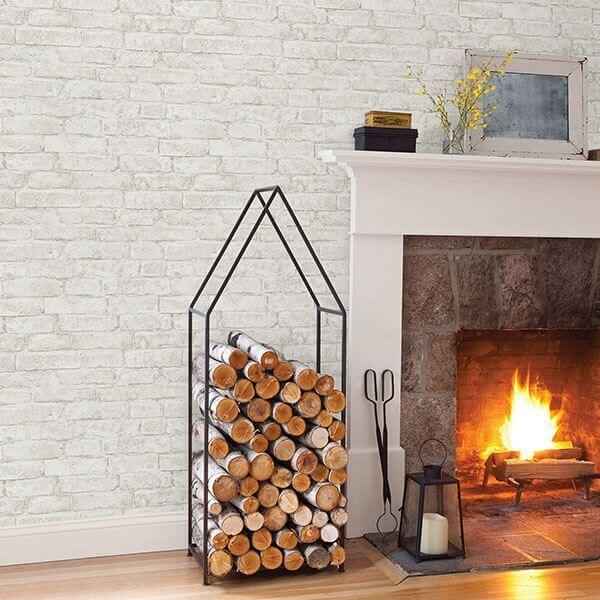 Arlington Off White Brick Wallpaper - York Wallcoverings - 3115-12481 - York Wallcoverings Wallpaper