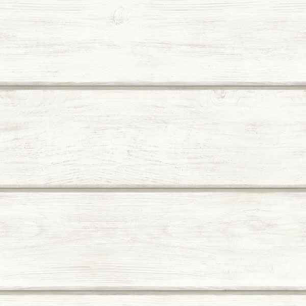 Cassidy Off White Wood Planks Wallpaper - York Wallcoverings - 3115-12441