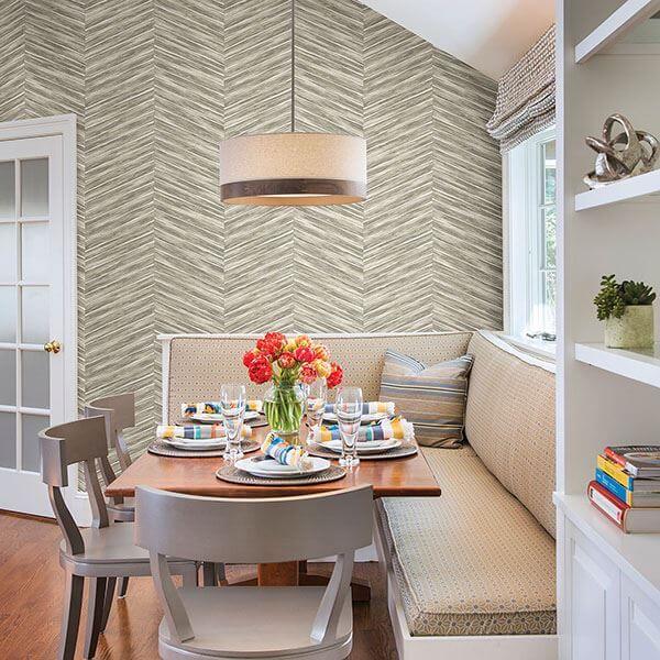 aldie-beige-chevron-weave-wallpaper-york-wallcoverings-2766-23775 - York Wallcoverings Papel pintado