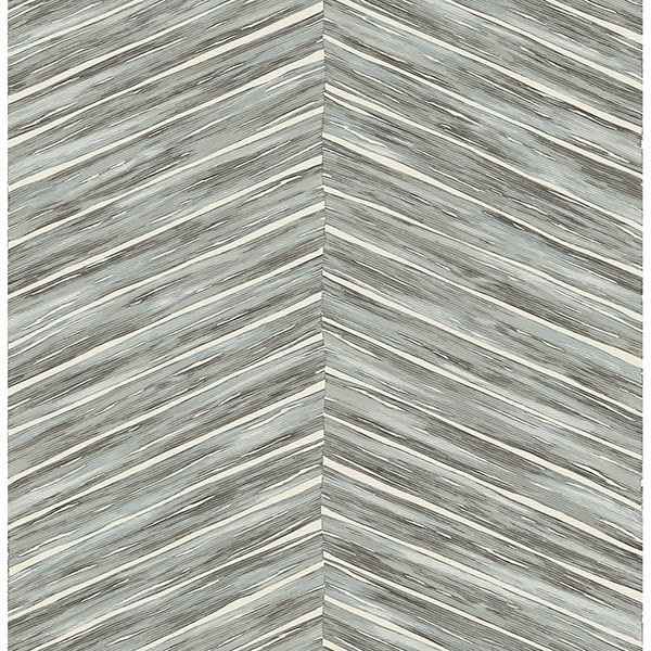Aldie Light Blue Chevron Weave Wallpaper - York Wallcoverings - 2766-23776 - York Wallcoverings Wallpaper