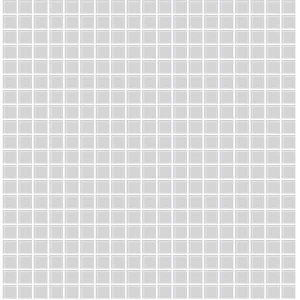 Crystalline Silver Glass Tile Wallpaper - York Wallcoverings - 2766-23783 - York Wallcoverings Wallpaper