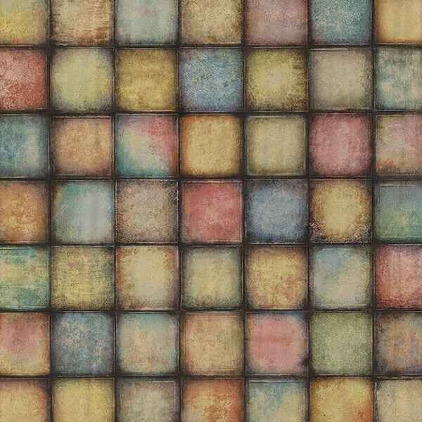 Soucy Multicolor Tiles Wallpaper - York Wallcoverings - 2766-24080