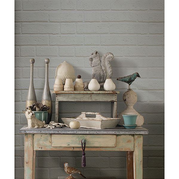 bridgers-white-paintable-brick-wallpaper-york-wallcoverings-2780-99423 - York Wallpaper Wallpaper