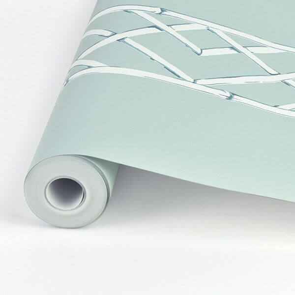Aqua Latticework Wallpaper - York Wallcoverings - 2785-24806 - York Wallcoverings Wallpaper