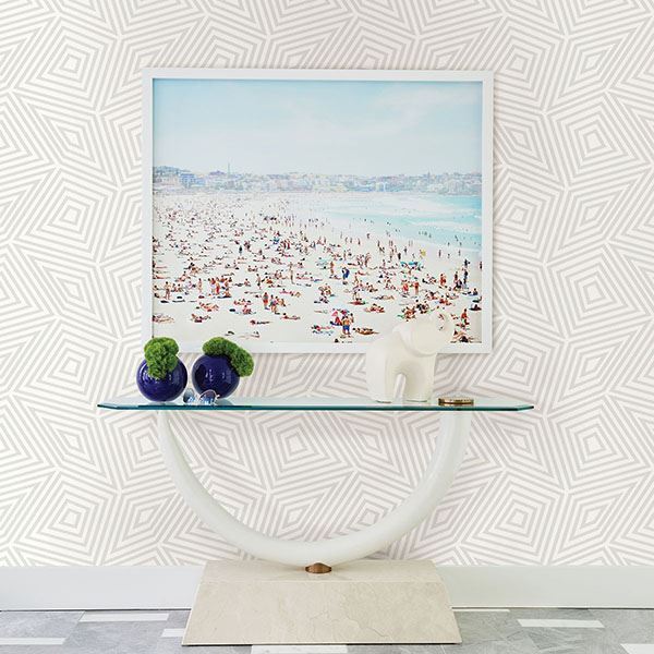 kaleidoscope-platinum-wallpaper-by-sarah-richardson-york-wallcoverings-2785-24828 - York Wallcoverings Wallpaper