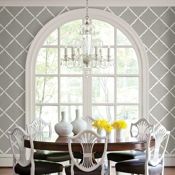 sterling-ikat-trellis-wallpaper-by-sarah-richardson-york-wallcoverings-2785-24814 - York Wallcoverings Wallpaper