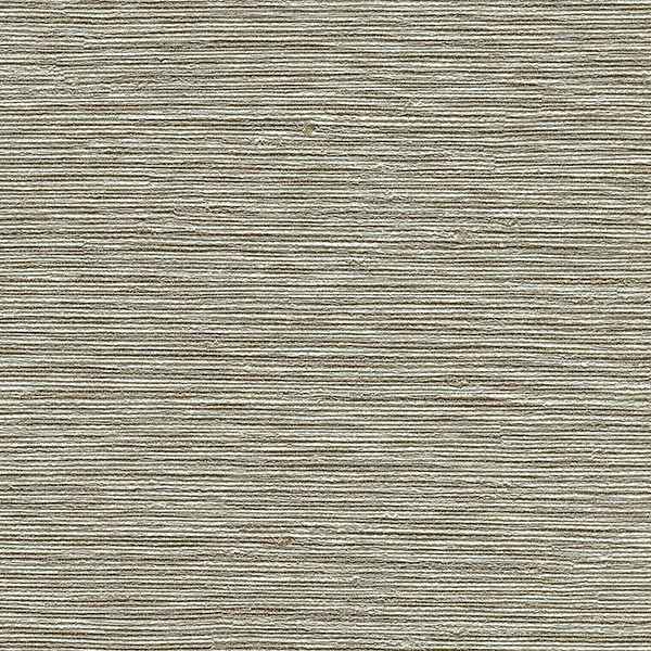 Mabe Taupe Faux Grasscloth Wallpaper - York Wallcoverings - 2807-8045