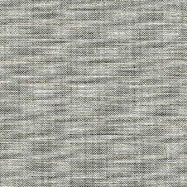 Bay Grey Linen Texture Wallpaper - York Wallcoverings - 2807-8016