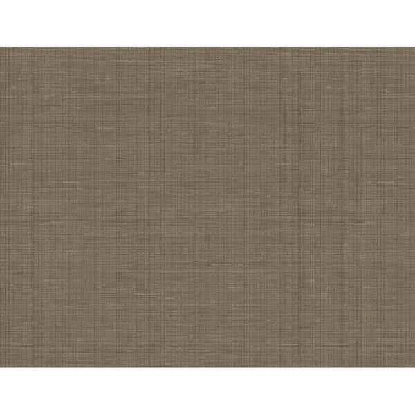 Alix Dark Brown Twill Wallpaper - York Wallcoverings - 2765-BW40606 - York Wallcoverings Wallpaper