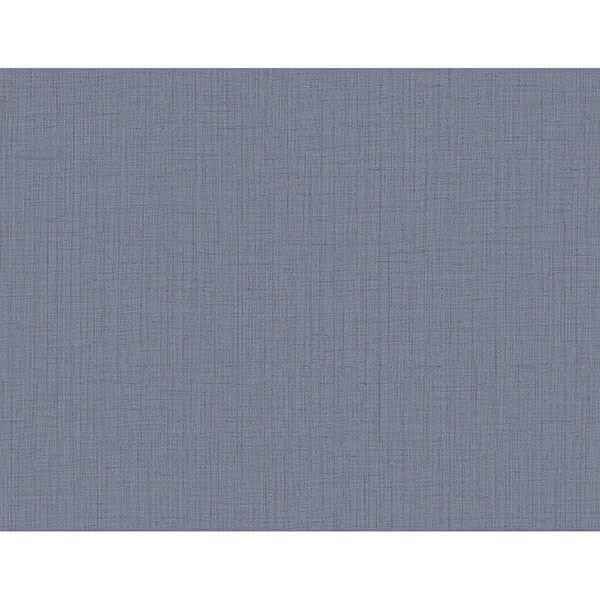 Oriel Denim Fine Linen Wallpaper - York Wallcoverings - 2765-BW40802