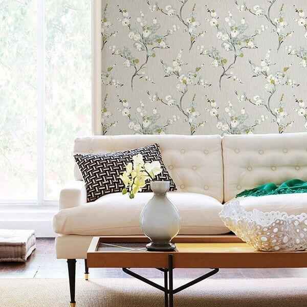 Yellow Mirei Peel Stick Wallpaper - York Wallcoverings - NU2679 - York Wallcoverings Wallpaper