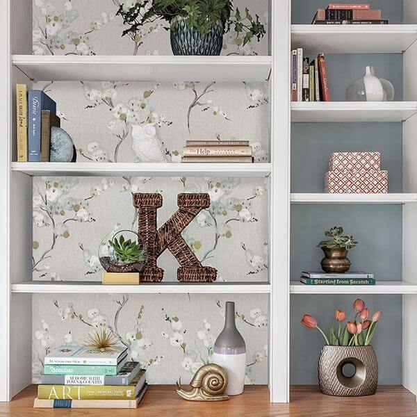 yellow-mirei-peel-stick-wallpaper-york-wallcoverings-nu2679 - York Wallcoverings Wallpaper