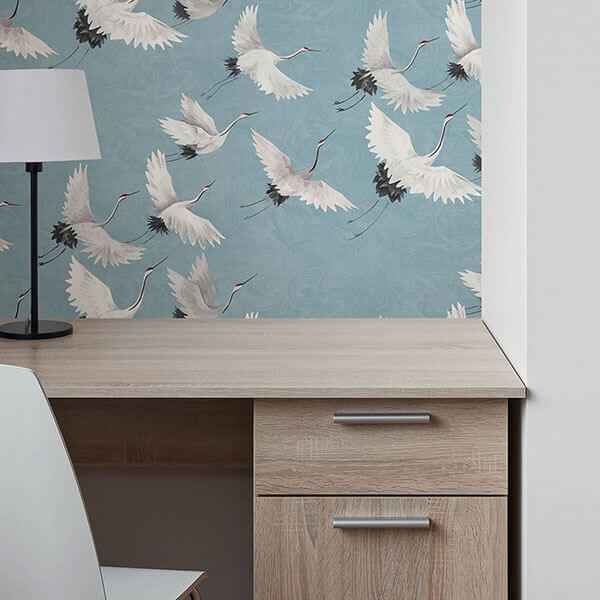 Blue Halcyon Peel Stick Wallpaper - York Wallcoverings - NU2680 - York Wallcoverings Wallpaper