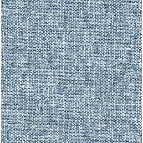 navy-poplin-texture-peel-stick-wallpaper-york-wallcoverings-nu2918 - York Wallcoverings Wallpaper
