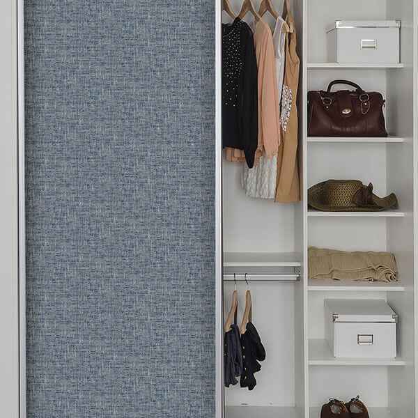 Navy Poplin Texture Peel Stick Wallpaper - York Wallcoverings - NU2918 - York Wallcoverings Wallpaper