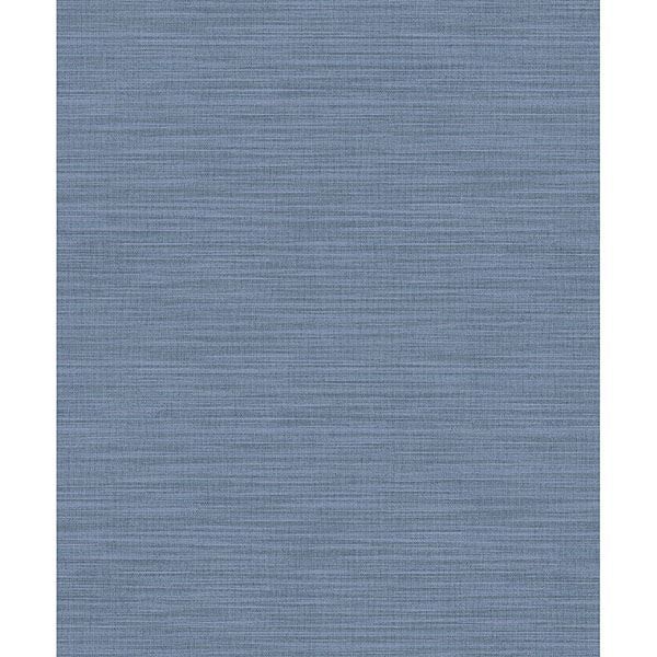 ashleigh-blue-linen-texture-wallpaper-york-wallcoverings-2812-ar40104 - York Wallcoverings Wallpaper