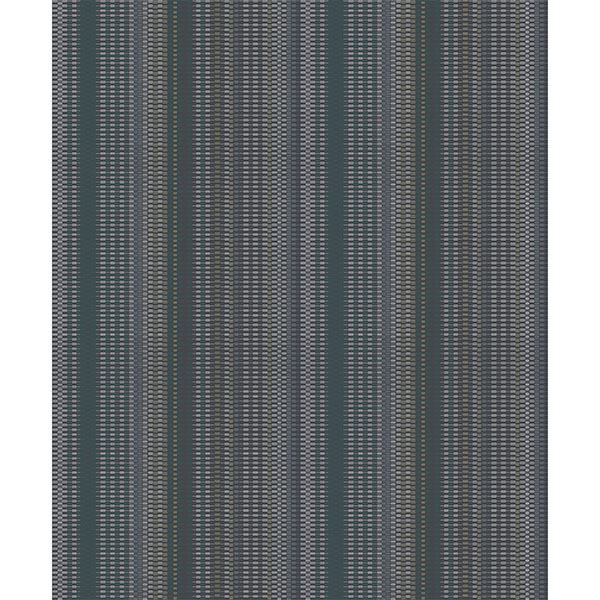 morgen-navy-stripe-wallpaper-york-wallcoverings-2812-lh00740 - York Wallcoverings Wallpaper