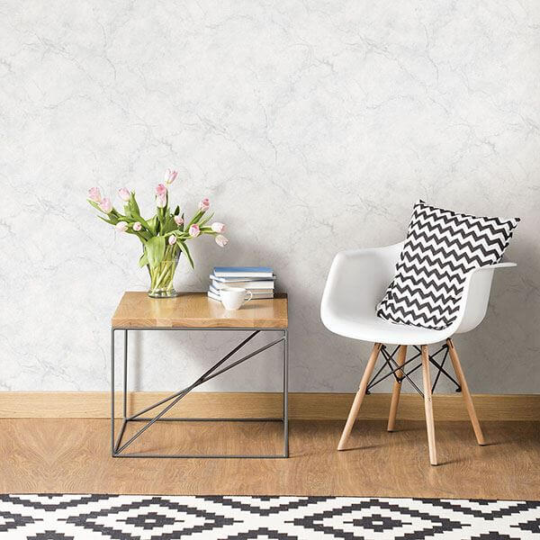 carrara-marble-peel-stick-wallpaper-york-wallcoverings-nu2090 - York Wallcoverings Wallpaper