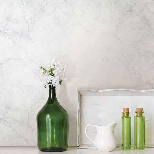 Carrara Marble Peel Stick Wallpaper - York Wallcoverings - NU2090 - York Wallcoverings Wallpaper