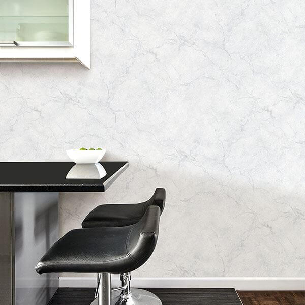 carrara-marble-peel-stick-wallpaper-york-wallcoverings-nu2090 - York Wallcoverings Wallpaper