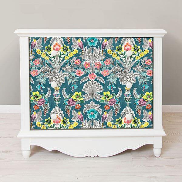summer-love-teal-peel-stick-wallpaper-york-wallcoverings-nu3037 - York Wallcoverings Wallpaper
