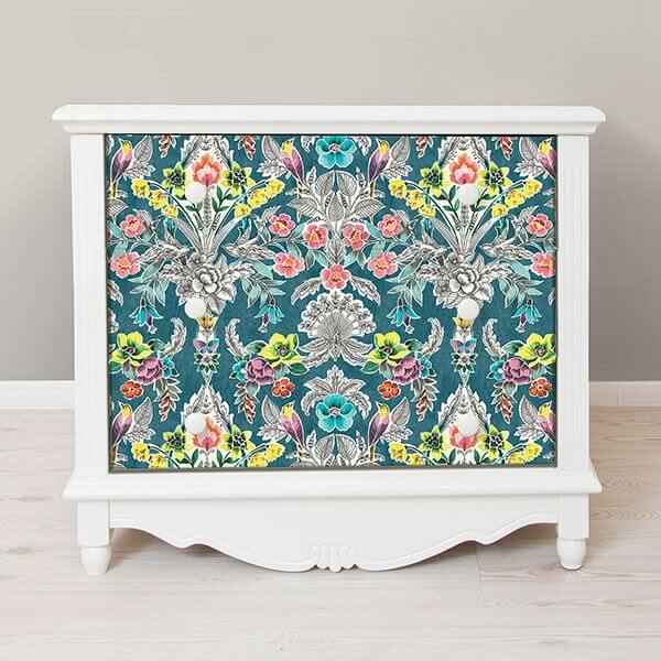 Summer Love Teal Peel Stick Wallpaper - York Wallcoverings - NU3037 - York Wallcoverings Wallpaper