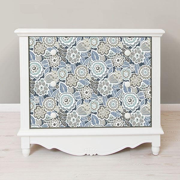dream-on-navy-peel-stick-wallpaper-york-wallcoverings-nus3160 - York Wallcoverings Wallpaper