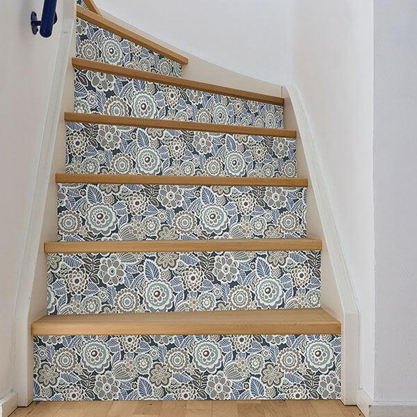 dream-on-navy-peel-stick-wallpaper-york-wallcoverings-nus3160 - York Wallcoverings Wallpaper