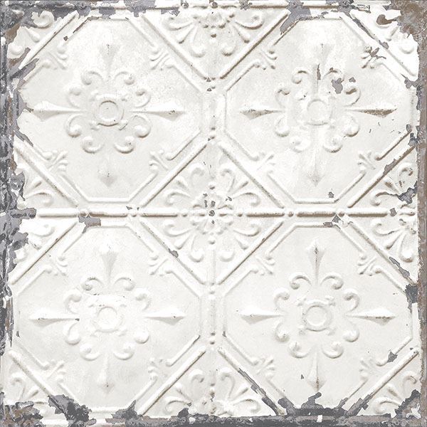 vintage-tin-tile-peel-stick-wallpaper-york-wallcoverings-nus2213 - York Wallcoverings Wallpaper
