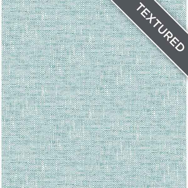 Aqua Poplin Texture Peel Stick Wallpaper - York Wallcoverings - NU2919 - York Wallcoverings Wallpaper
